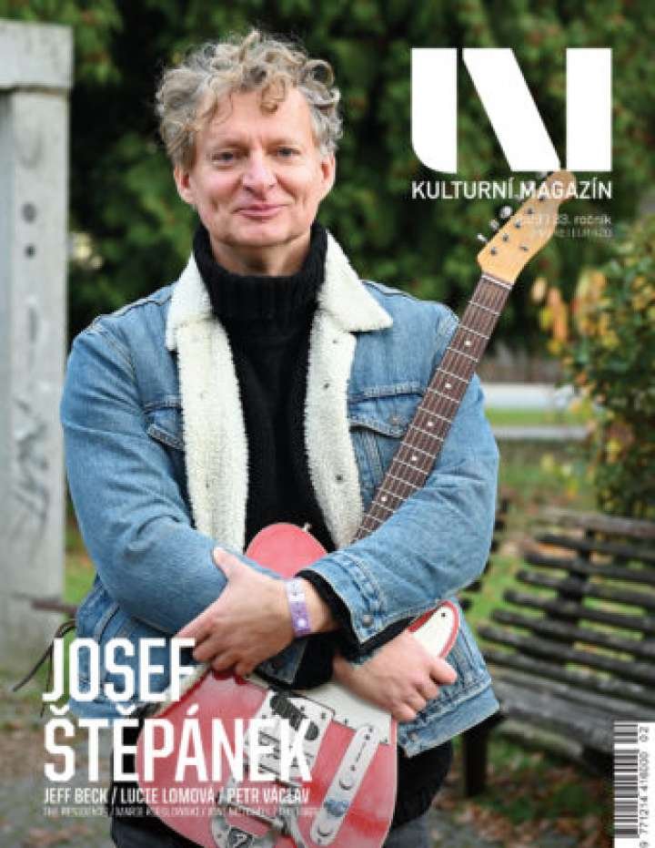 Pepa Štěpánek na titulce Kulturního magazínu