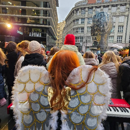 Lentilky před Quadriem